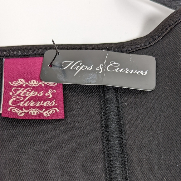 Hips and Curves corset Plus size satin Stella Corset 1X boning lace up lingerie - Picture 4 of 7